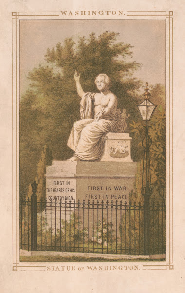 Statue of Washington 1865 1872