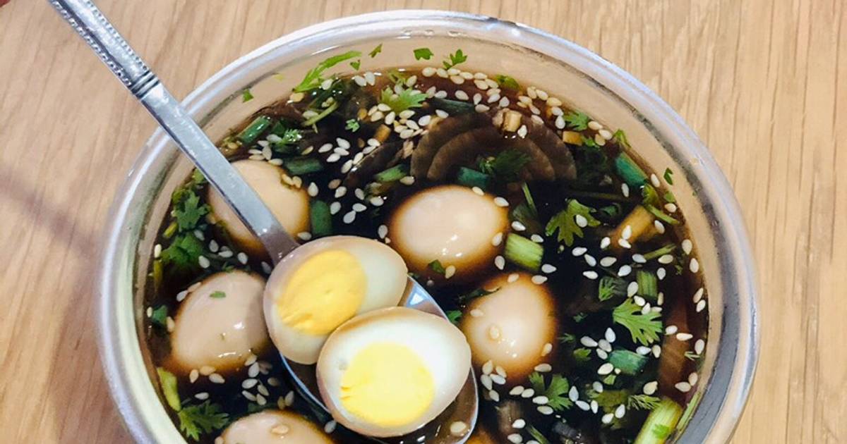 Trứng cút ngâm nước tương