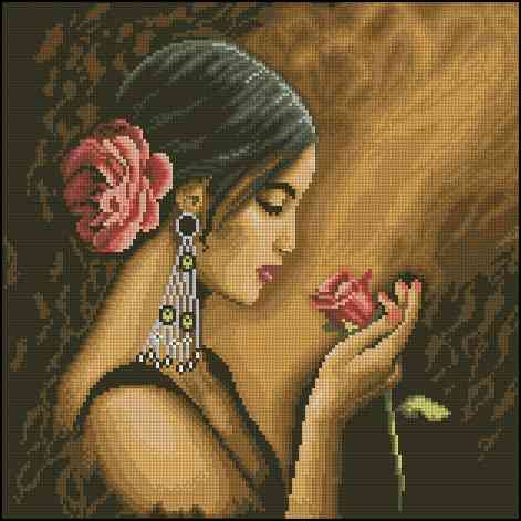 CMP 270076 Beauty With A Rose