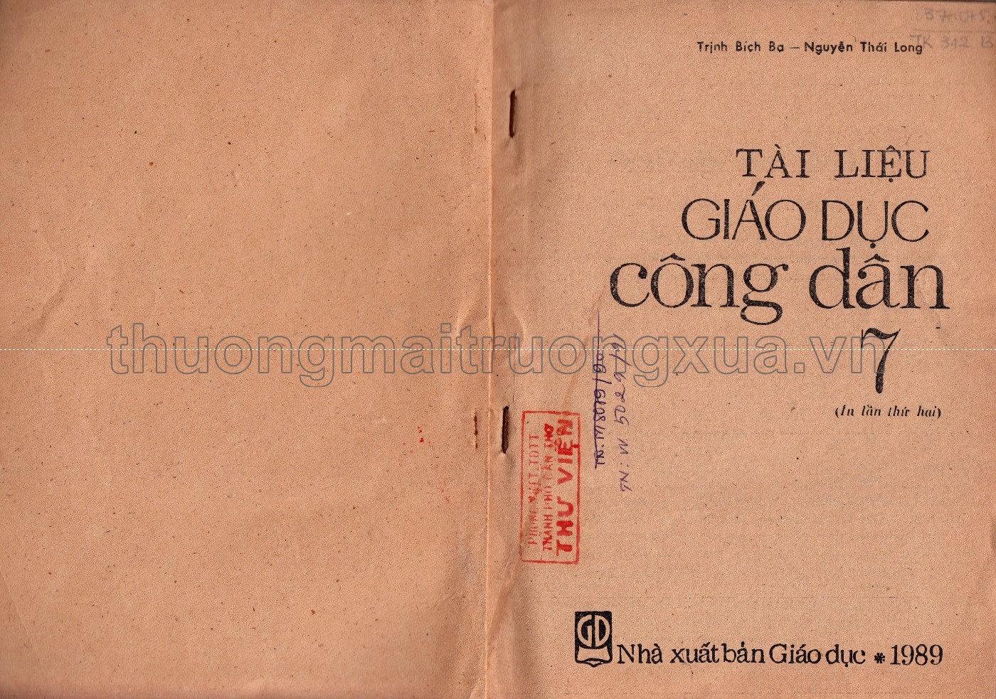 Giáo dục công dân 7 (1989) - Trang 1