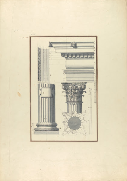 Details of a Corinthian Order Possibly from Mylasa ca 1750