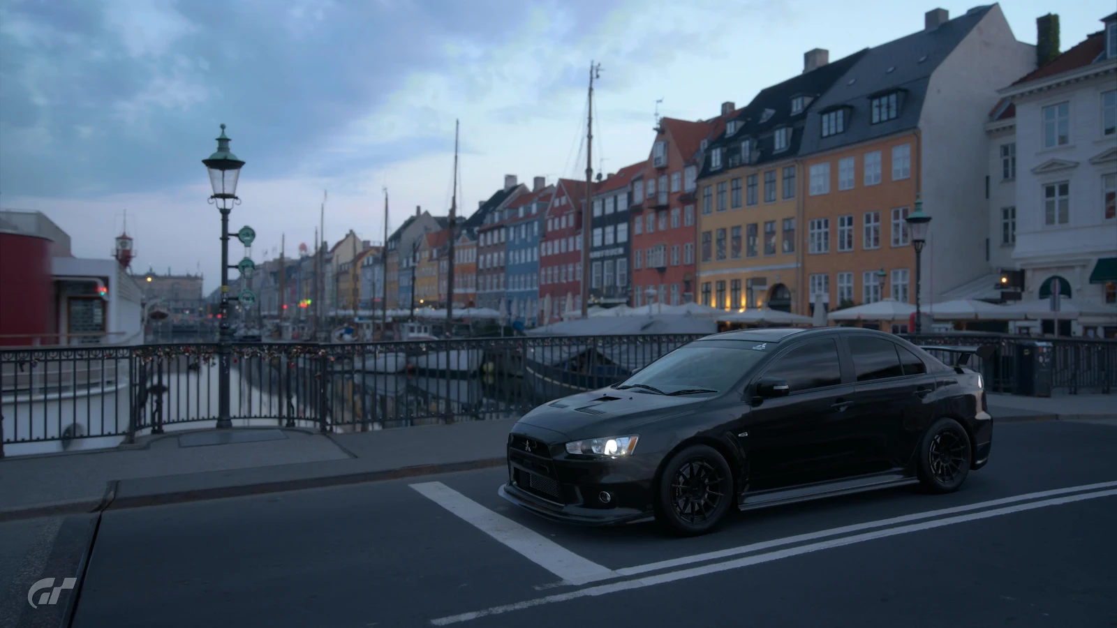 Mitsubishi Lancer Evolution In Copenhagen - Digital Game Photography 4K Wallpaper (3840x2160)