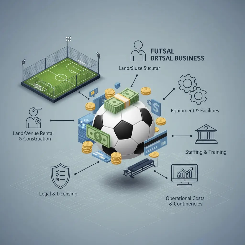 Modal Awal Usaha Lapangan Futsal yang Perlu Disiapkan