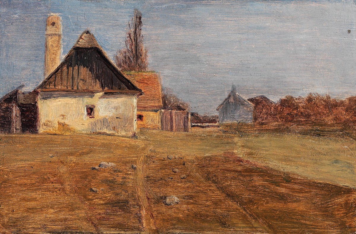 A Scene in Mannswörth on the Danube