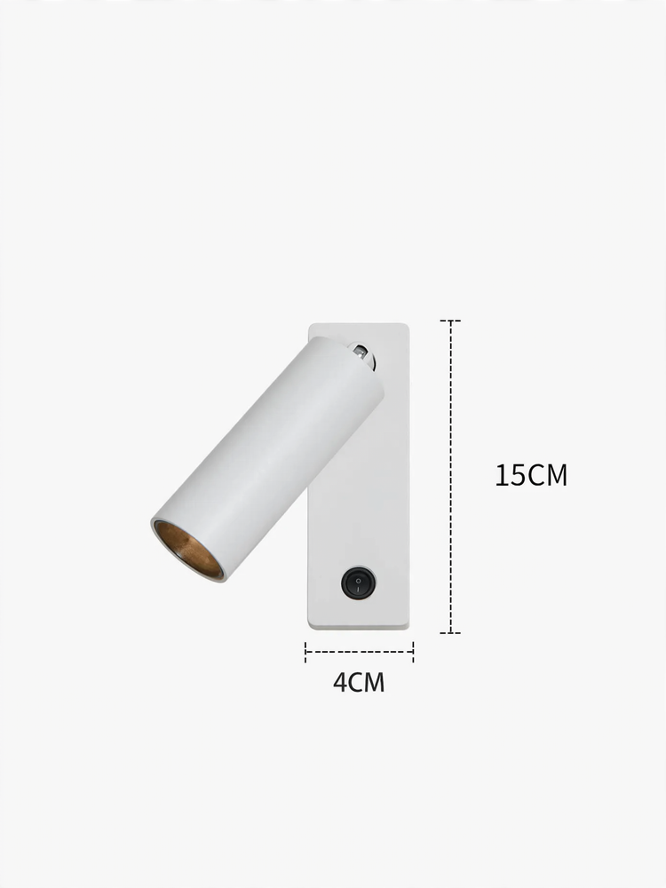 Modern full-spectrum wall light with rotation function