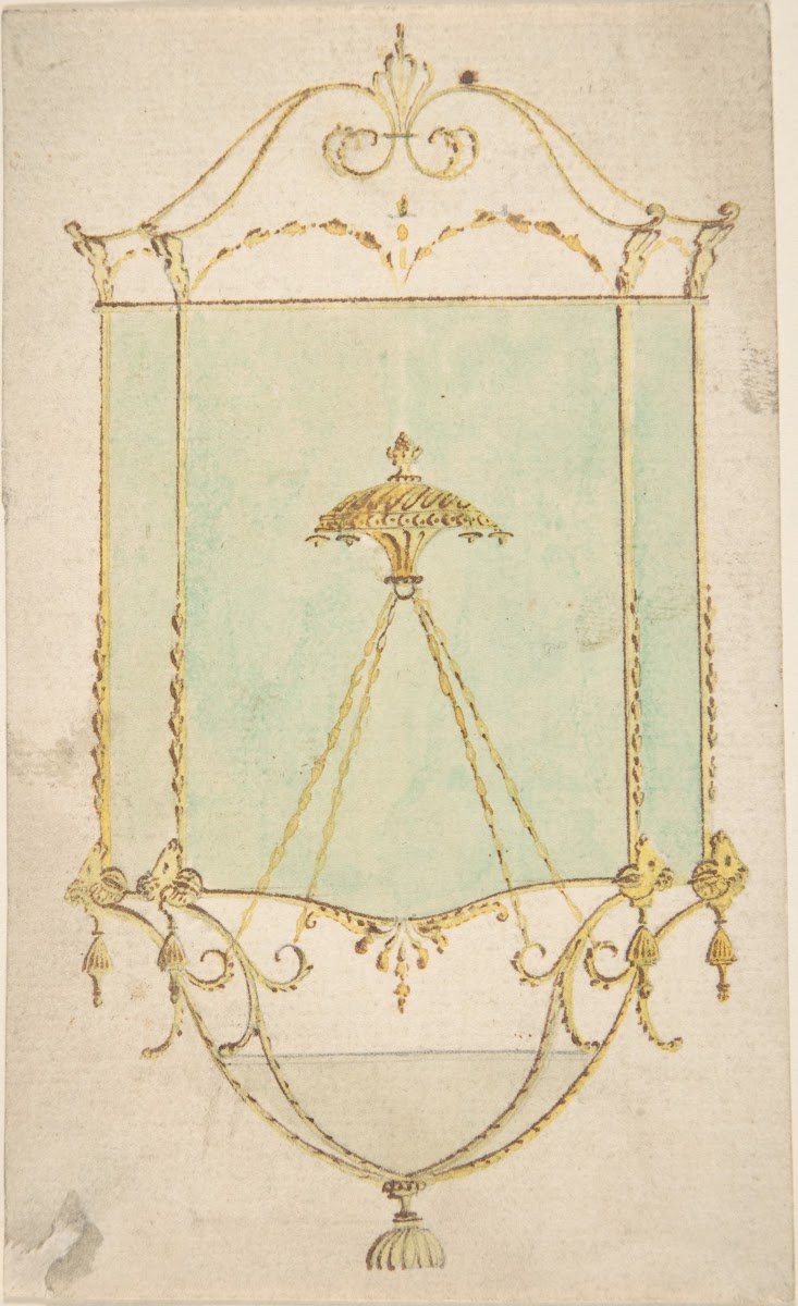 Design for a Hall Lantern Elevation mid 18thearly 19th century