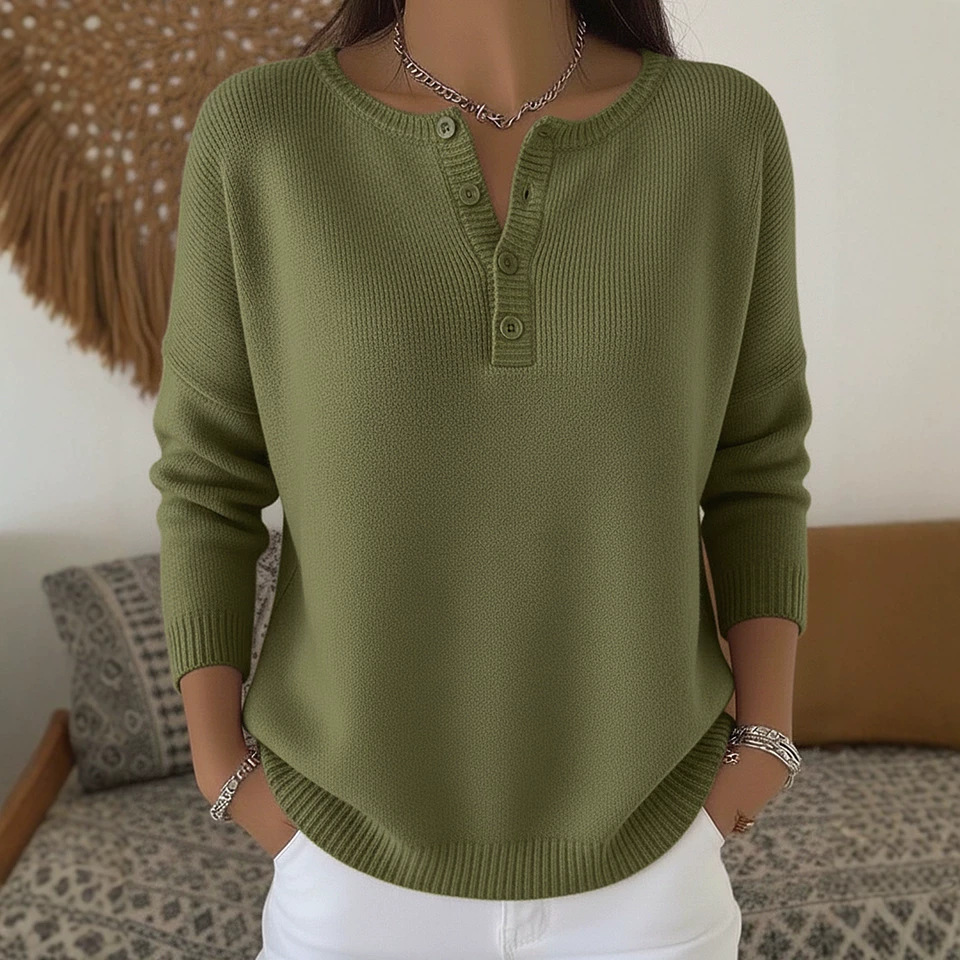Women's Cardigan, V-neck, Button Placket