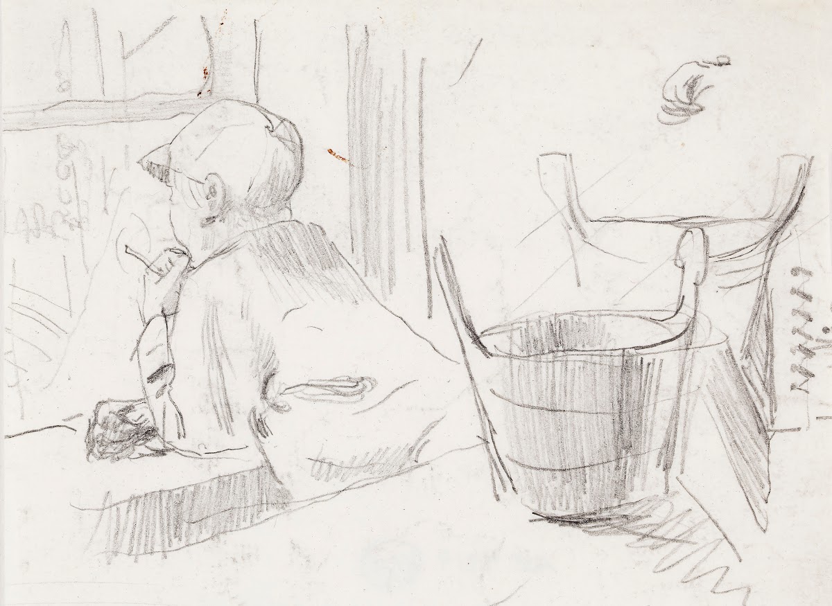 Boy Looking Out of the Window