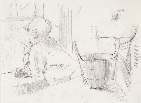 Boy Looking Out of the Window