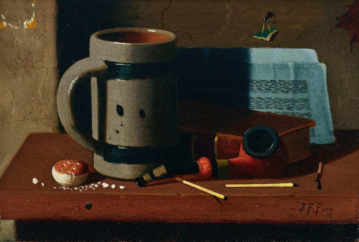 Tankard Pipe Matches and Biscuit 1887