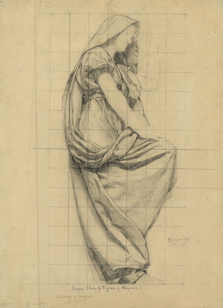 Drapery study for figure of Physics 1896