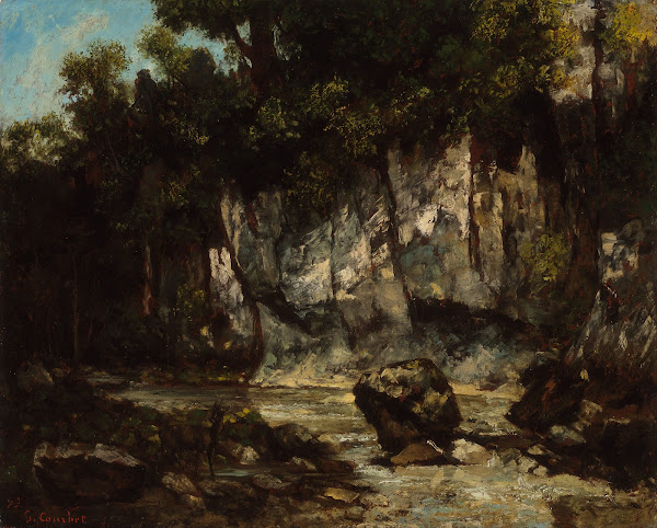 Landscape with stag 1873