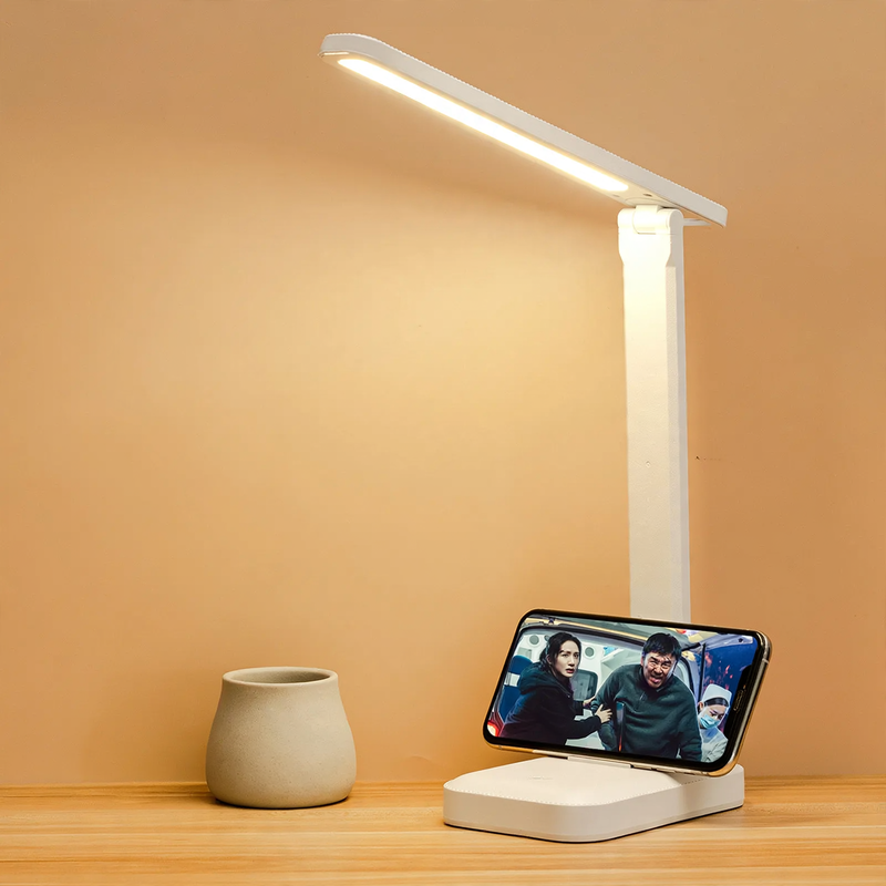 LED-Schreibtischlampe mit Farbtemperaturwahl