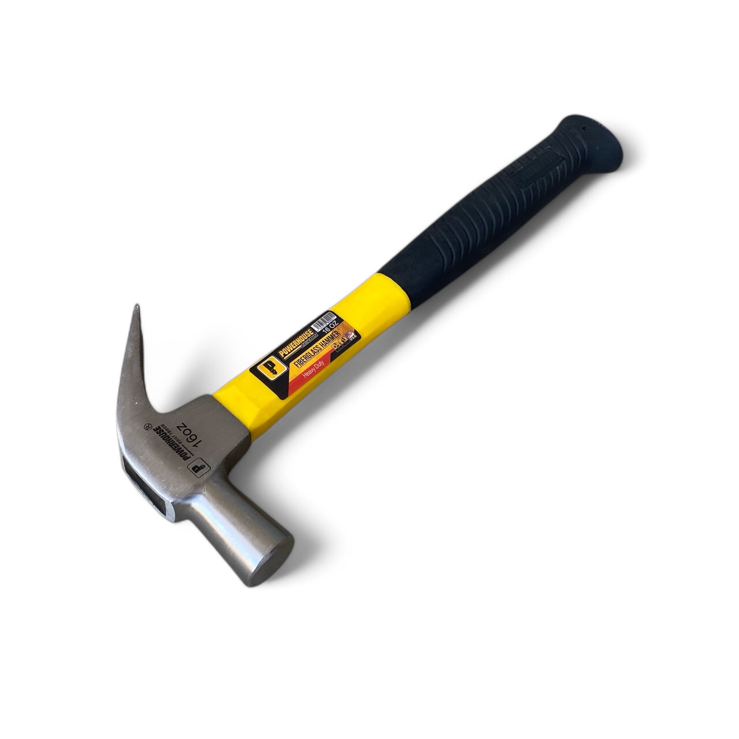 Powerhouse Claw Hammer with Fiberglass Handle