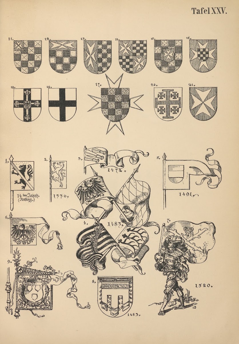 Heraldischer Handbuch Fur Freunde Der Wappenkunst Pl24 1893