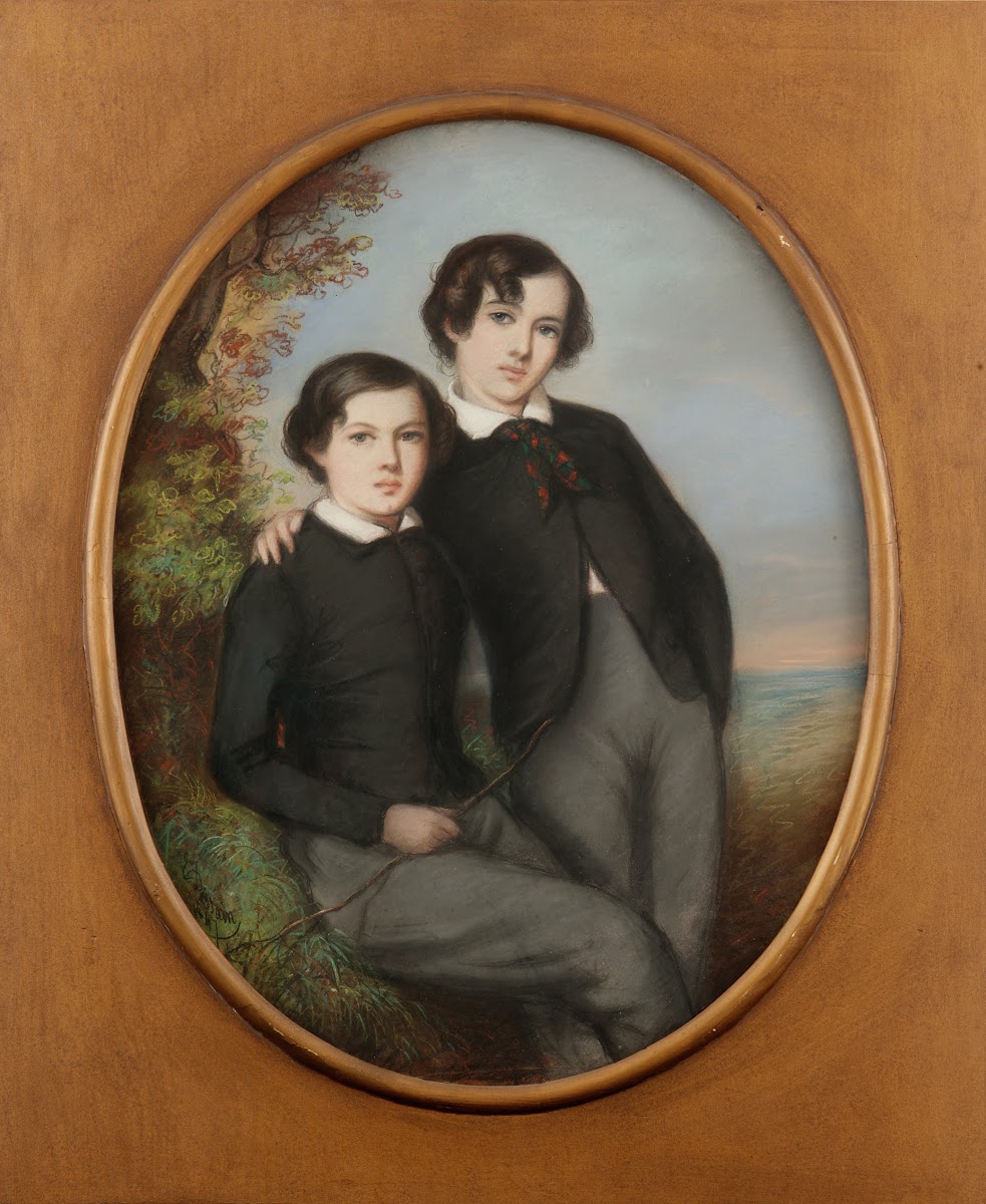 Portrait of J McNeill Whistler and His Brother William Dr William Whistler 1847