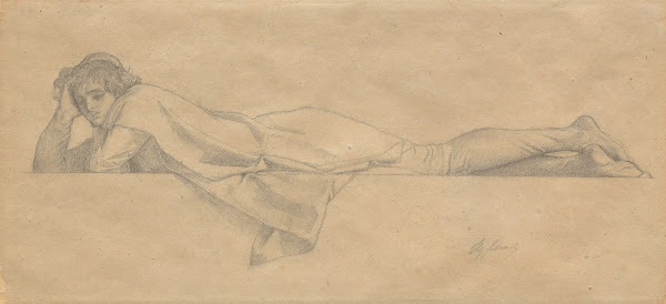 Study For le Poète Florentin C 1853