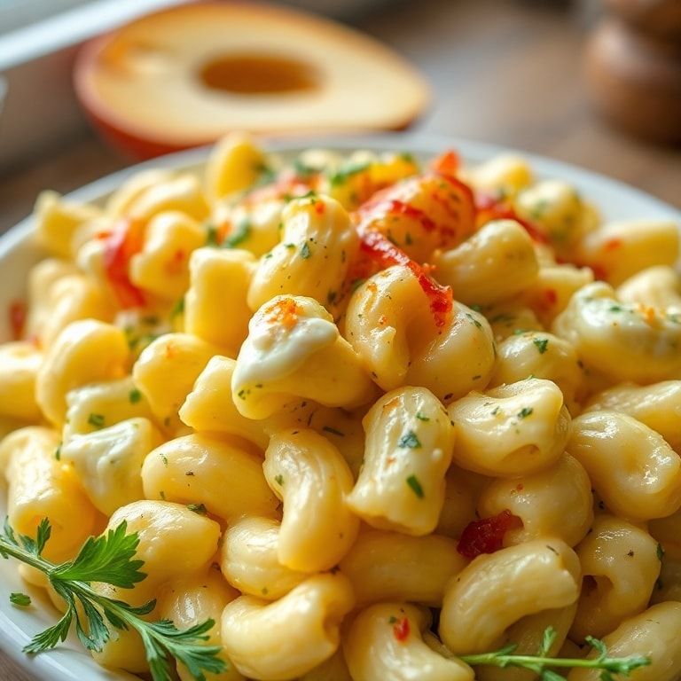 Creamy Deviled Egg Macaroni Salad for Easy Summer Dinner – Quick Homemade Comfort