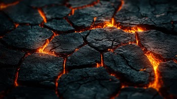 Lava Cracks Wallpaper