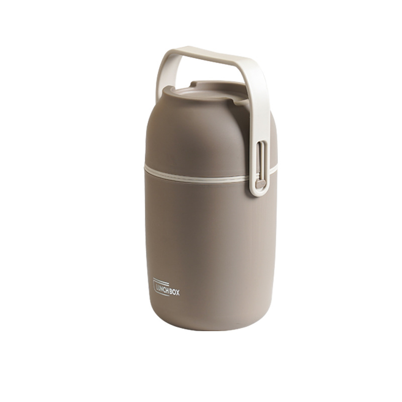 Isolierte Lunchbox aus 316er Edelstahl, rund