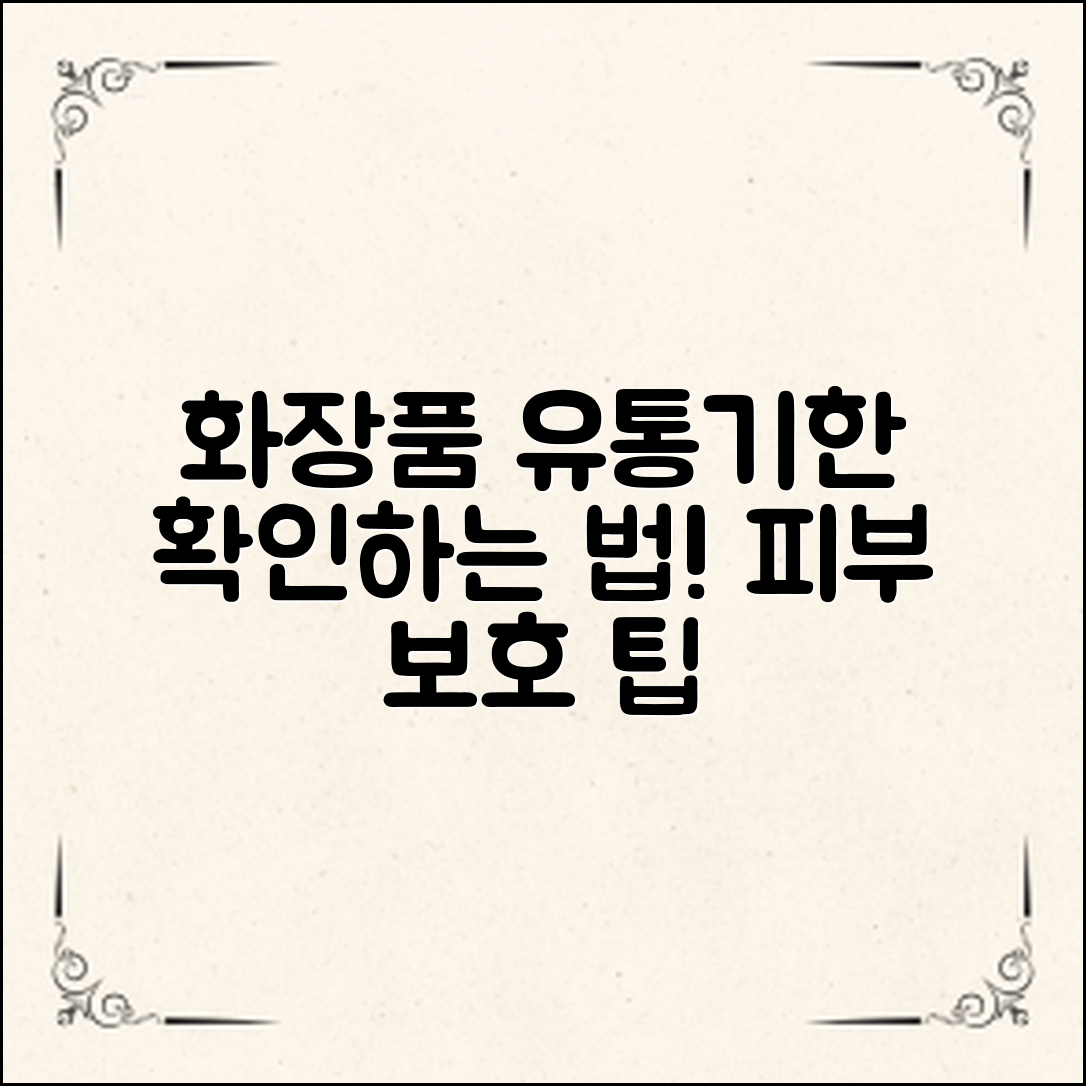 화장품 유통기한을 확인하는 방법과 잘못된 사용으로부터 피부를 보호하는 팁을 알아보세요.