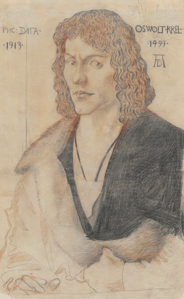 Portrait of Oswolt Krel acc to Dürer 1913