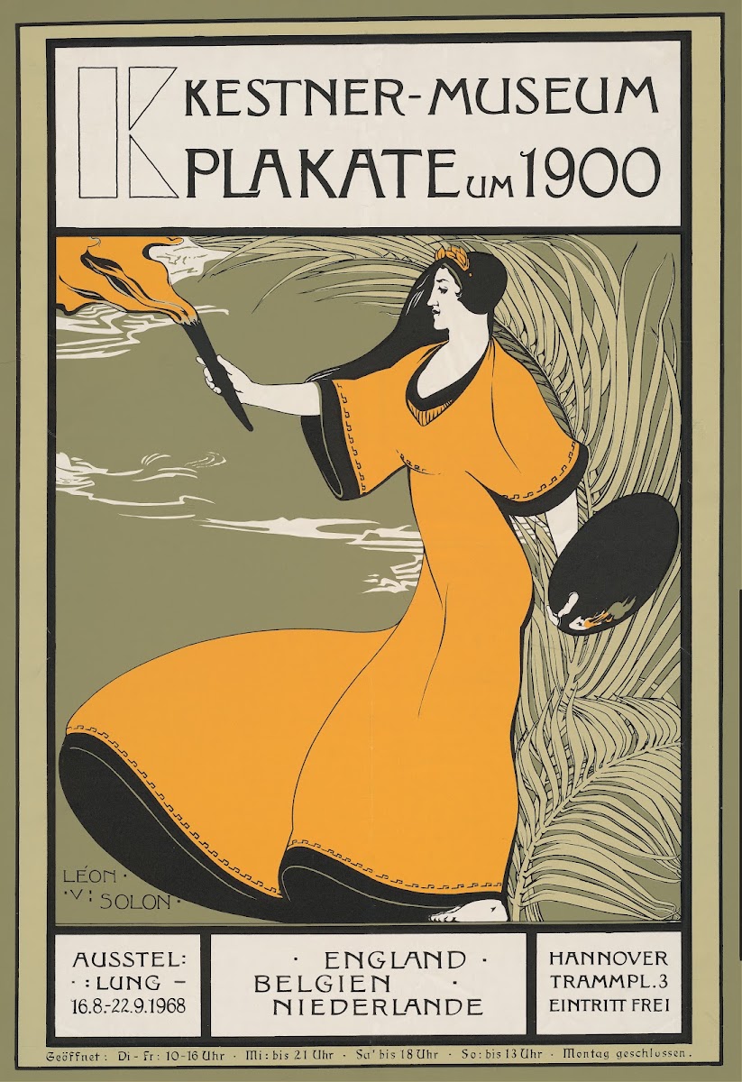 Plakat um 1900 1968