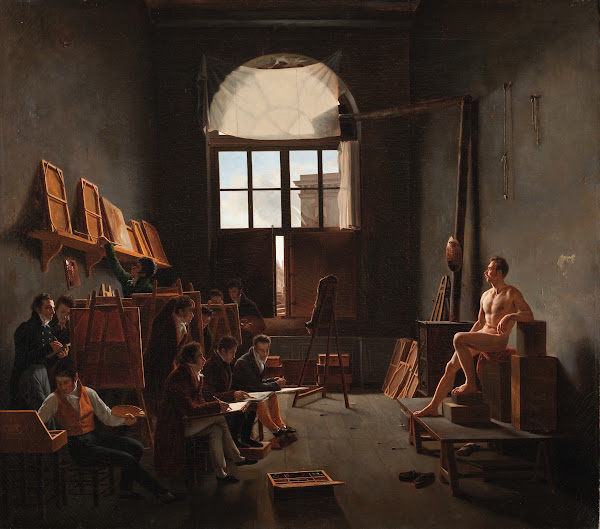 The Studio of Jacques Louis David 1814