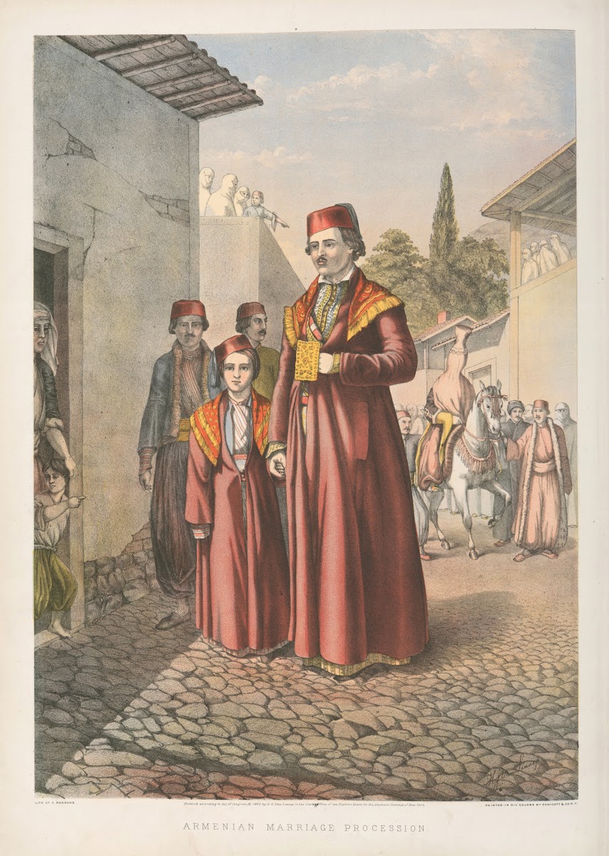 Armenian Marriage Procession 1862