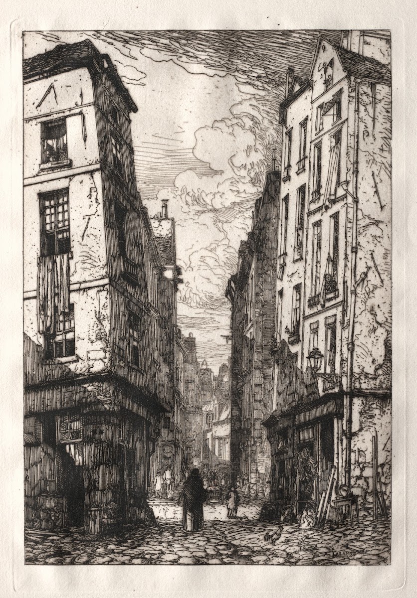 Rue des Marmousets Old Paris 1862