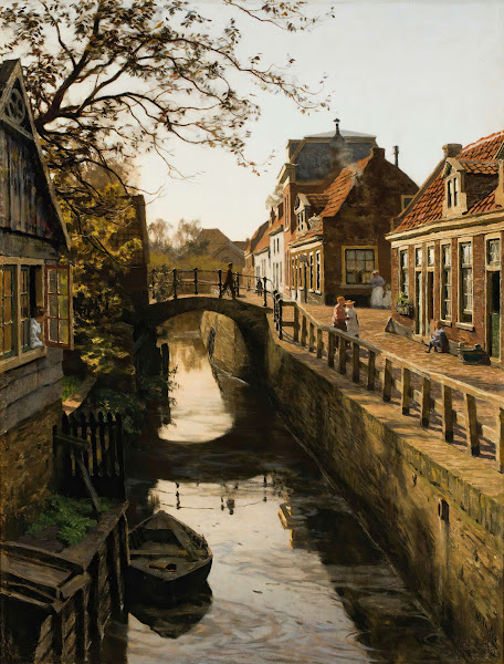 The Wegje With The Bleiswijkstraat CanalIn Enkhuizen 1902