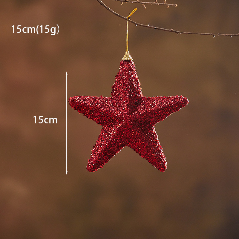 Weihnachts-Baumspitze Stern aus Schaumstoff