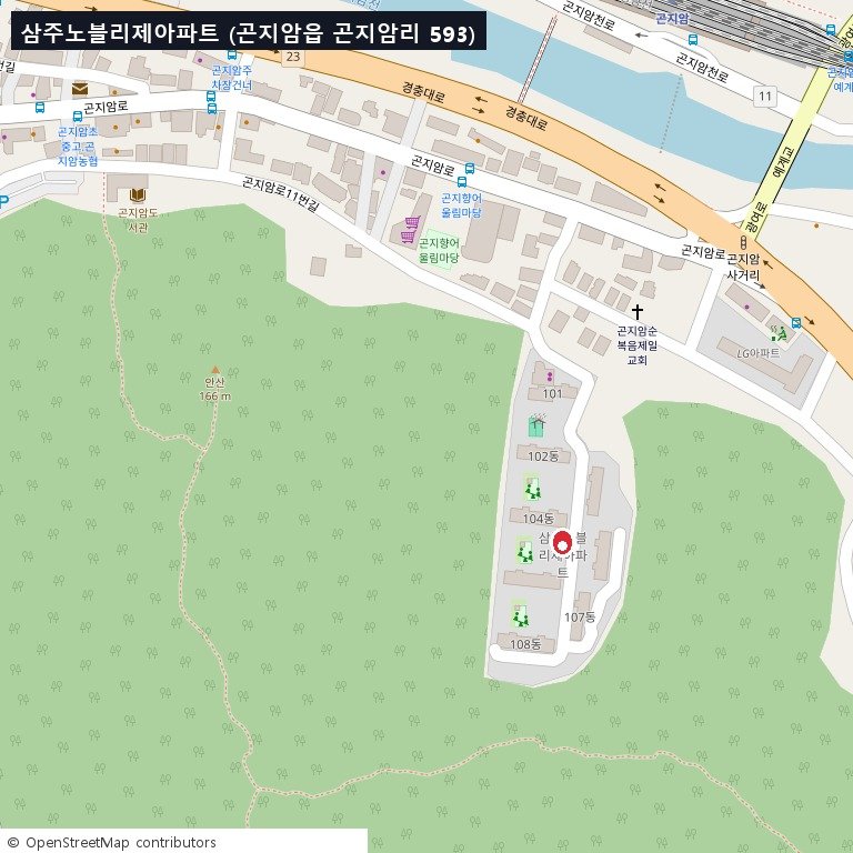 삼주노블리제아파트 상세 위치 지도