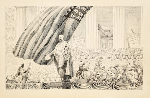 Unveiling the Statue Wall Street Tribute to the Father of His Country 1908