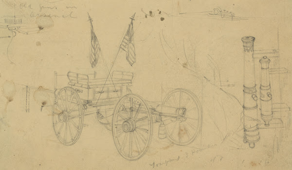 Old guns in arsenal 1861
