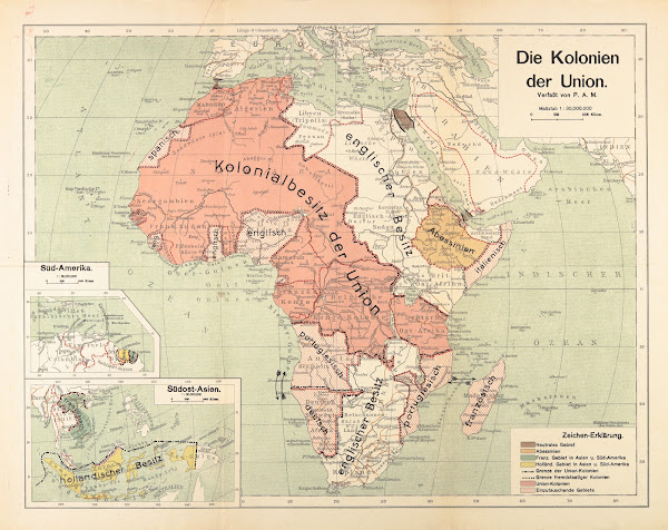 Die Kolonien Der Union The Colonies Of The Union 1920