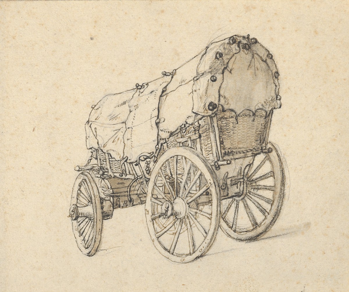 Study of a Covered Wagon ca 164649
