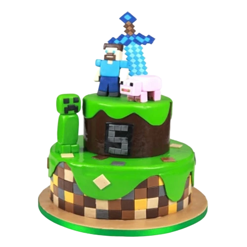 Mine Craft Birthday Cake CB-NC168