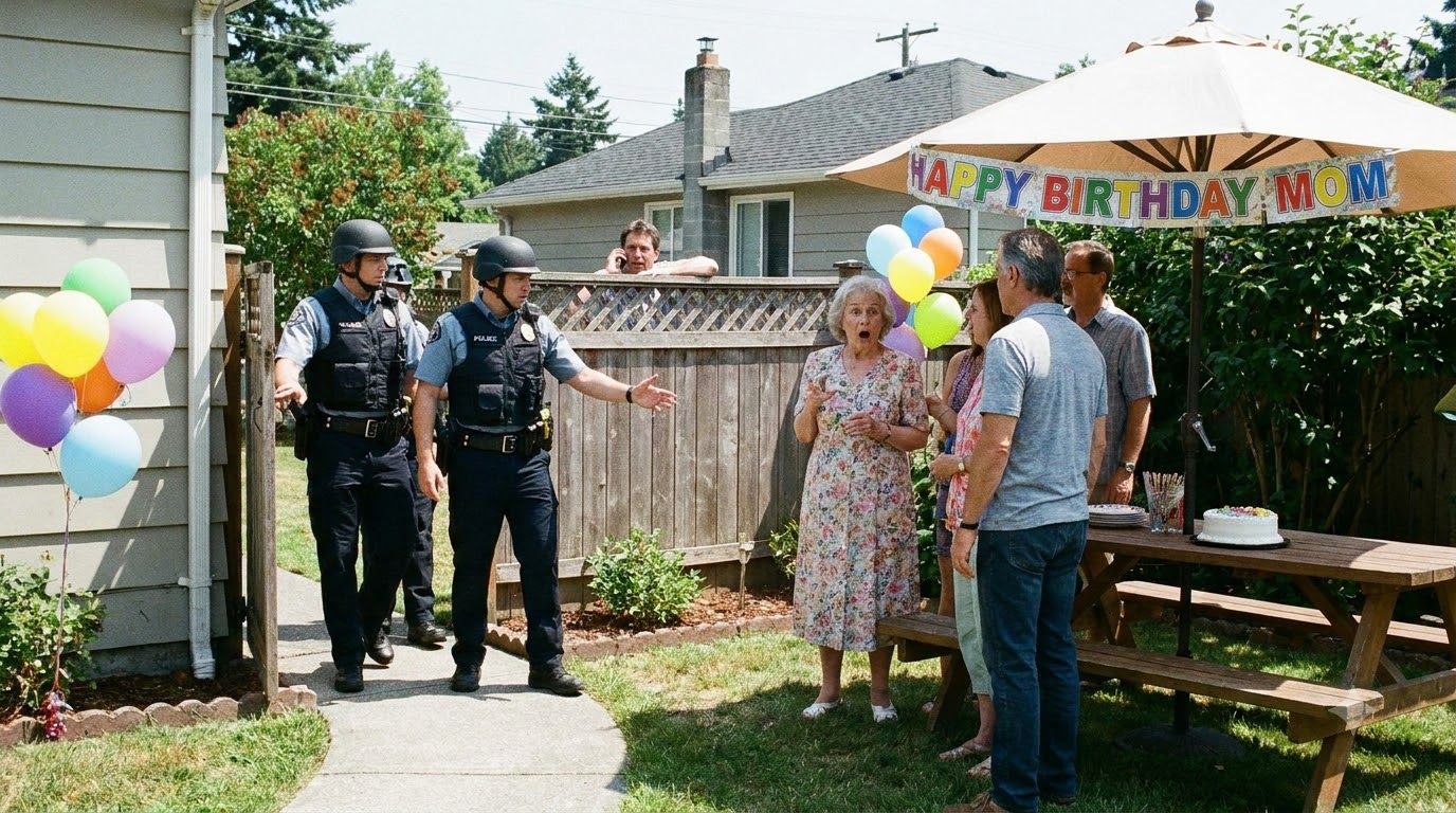 When Two Armed Patrol Officers Stormed My Mother's Quiet Backyard Birthday Celebration Because Of A Neighbor's Frantic