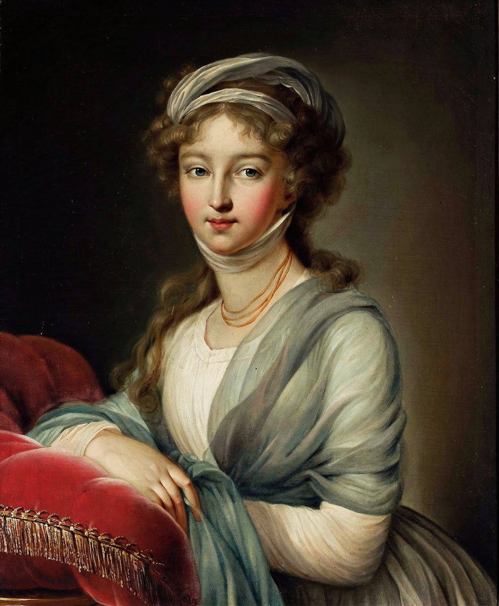 Portrait Of Elzbiety Aleksiejewnej  Zony Cara Aleksandra I