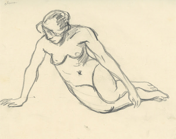 Zittende figuur