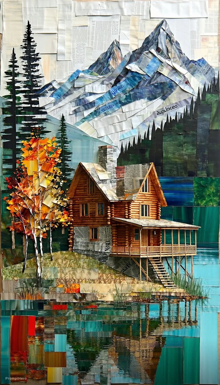 Un paisaje altamente detallado de