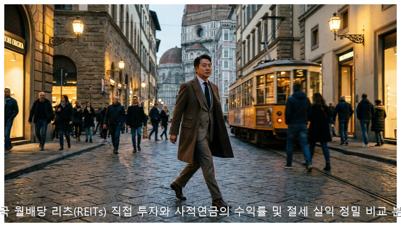 미국 월배당 리츠 직접 투자와 사적연금 절세 실익 비교 핵심 안내 및 분석 인포그래픽 (6)