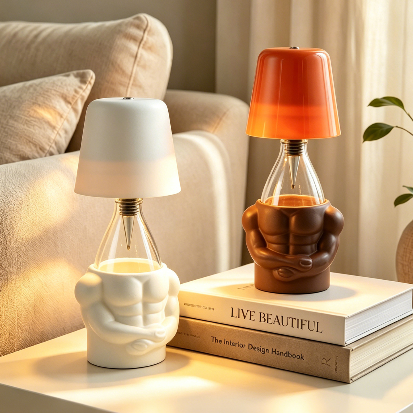 Muscular Figure Table Lamp