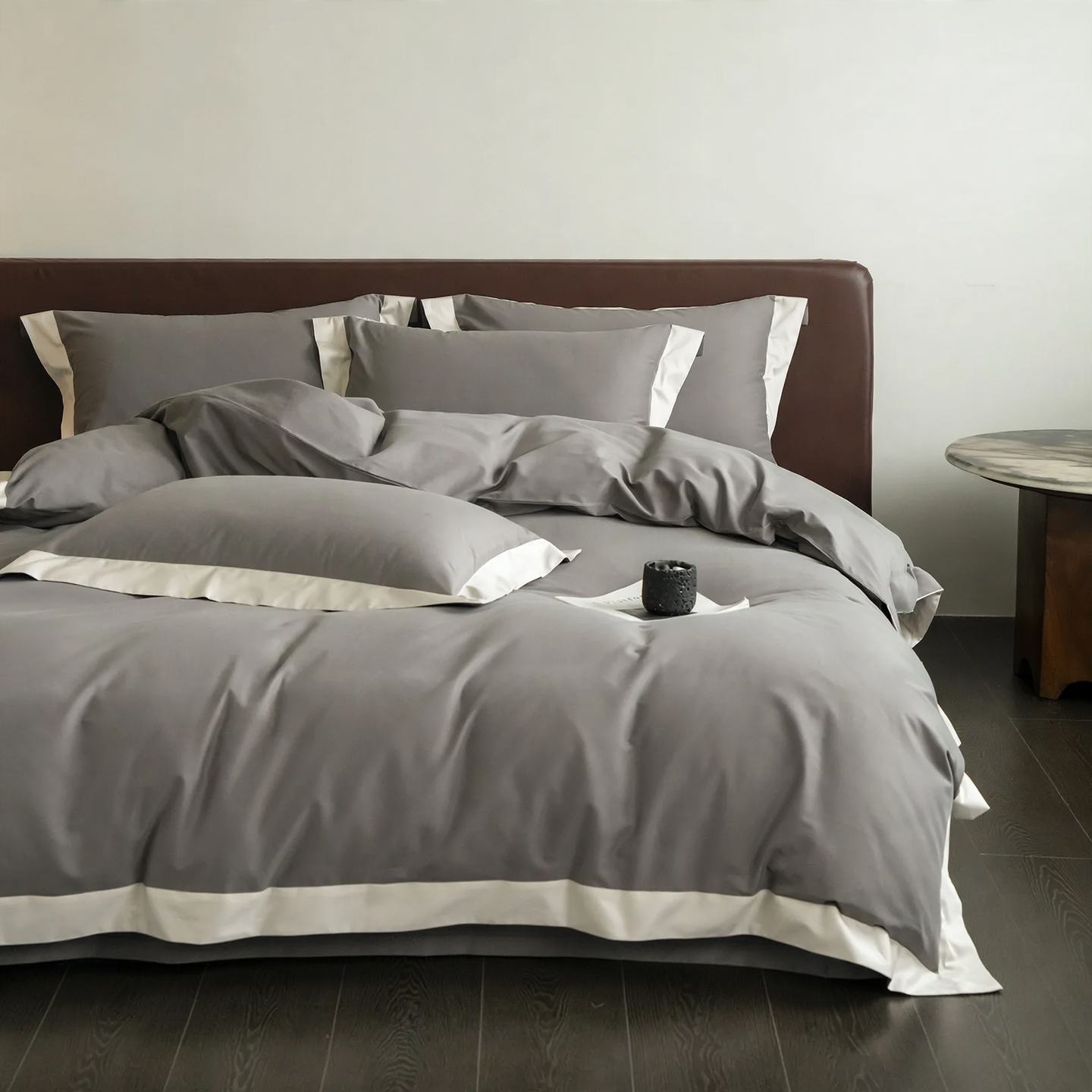 Bedding set made of pure cotton, brushed, for winter
