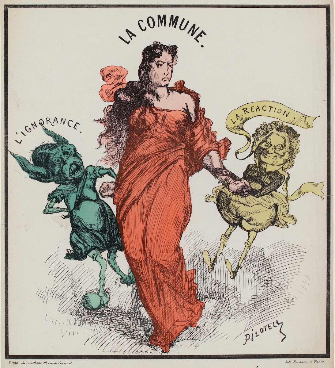 La Commune arrêtée par lIgnorance  la Réaction