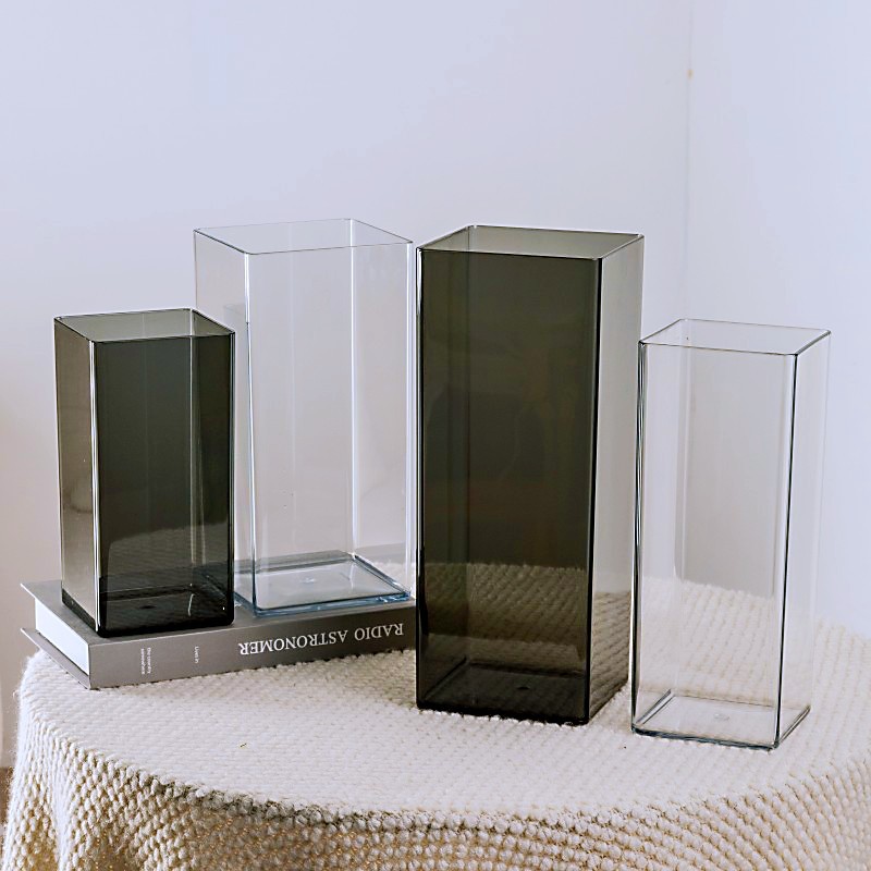 Glaszylinder-Blumenvase, 18,5–28,5 cm, modern