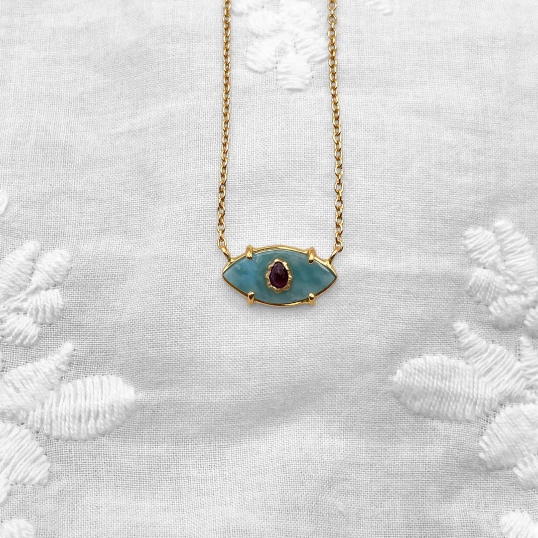 Колье Ayin baby LARIMAR
