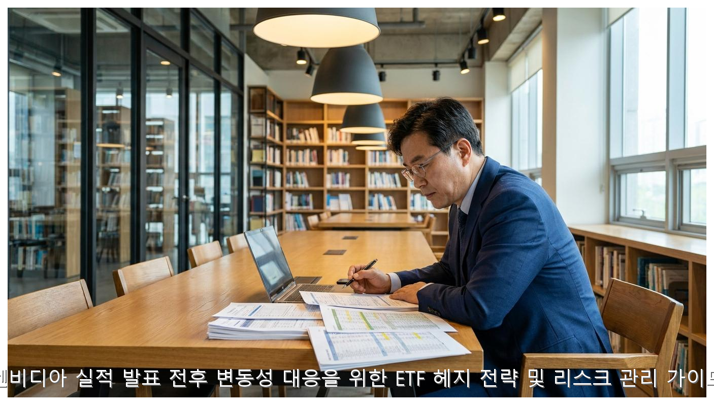 엔비디아 실적 발표 전후 변동성 대응을 위한 ETF 헤지 전략 및 리스크 관리 가이드 핵심 안내 및 분석 인포그래픽 (7)