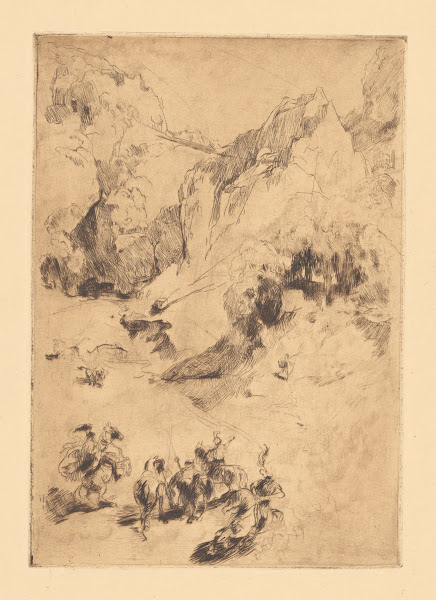 Landschaft mit Löwenjagd 1912